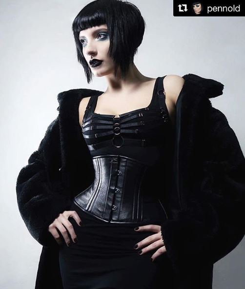 Black Leather Corsets - From Eternal Classic to Dark Gothic – Corsettery Authentic  Corsets USA