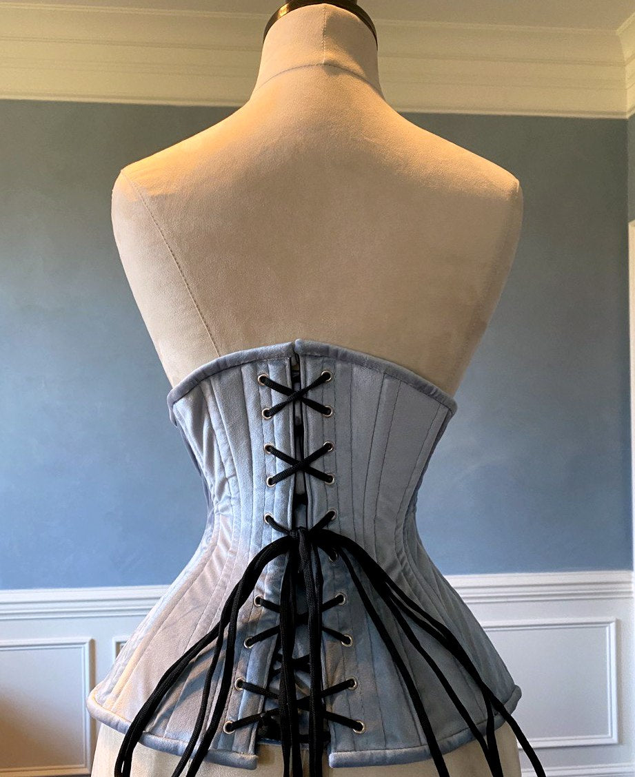 Corset Conique Incurvé Femme - Corset Sous-Poitrine Acier Baleines Coton Robuste