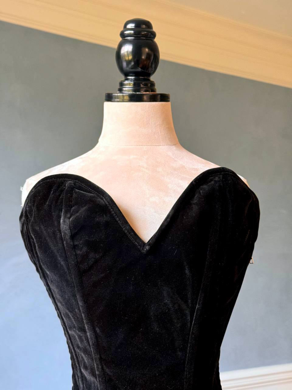 Wednesday Addams-Inspired Black Mini Dress with Corset & Layered Skirt, Halloween Corset 28 Wednesday Addams-Inspired Black Mini Dress with Corset & Layered Skirt, Halloween Corset 28