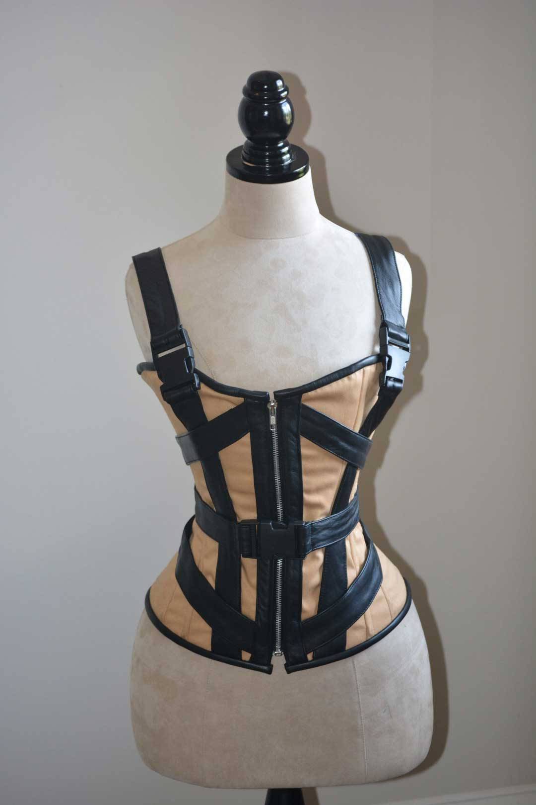 Cosplay Angel Dust corset from cotton and real Black leather. Gothic, steampunk, convention, deadpool, historical Victorian, prom corset S Cosplay Angel Dust corset from cotton and real Black leather. Gothic, steampunk, convention, deadpool, historical Victorian, prom corset S