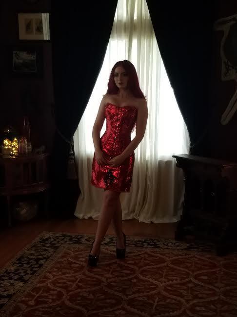 shiny red bodycon dress Bandeau Mini Bodycon Dress In Red Sequin | EGO US