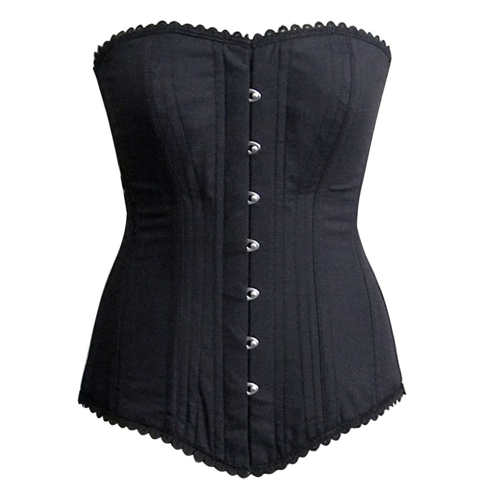 
                  
                    The set of 2 overbust corsets: black and white, you save 25%. Steelbone custom made corset, gothic, steampunk, bespoke, victorian Corsettery
                  
                