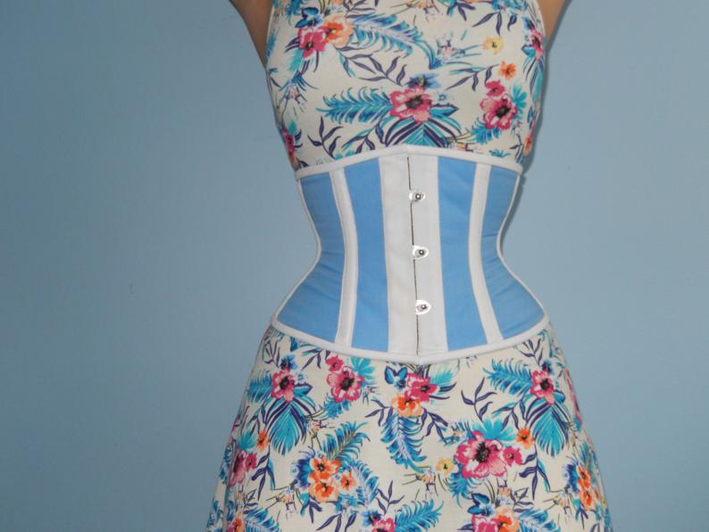 Waist reduction corsets