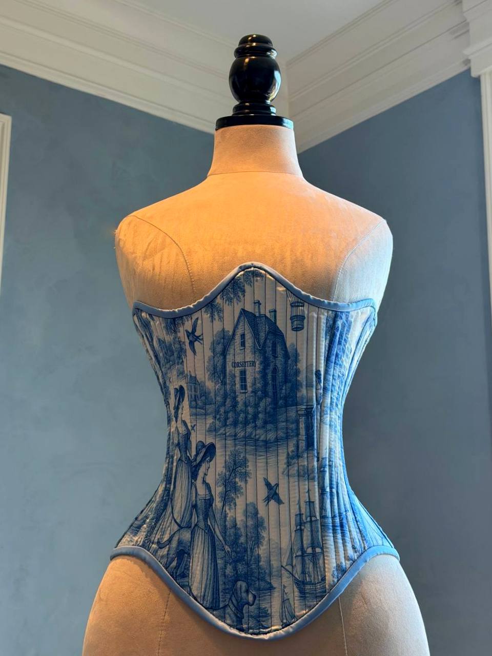 Les Jours Calmes. Underbust Corset with Up to 40 bones. Chapter I from Les Rêves Lacés Collection. (Copy) Corsettery Authentic Corsets USA