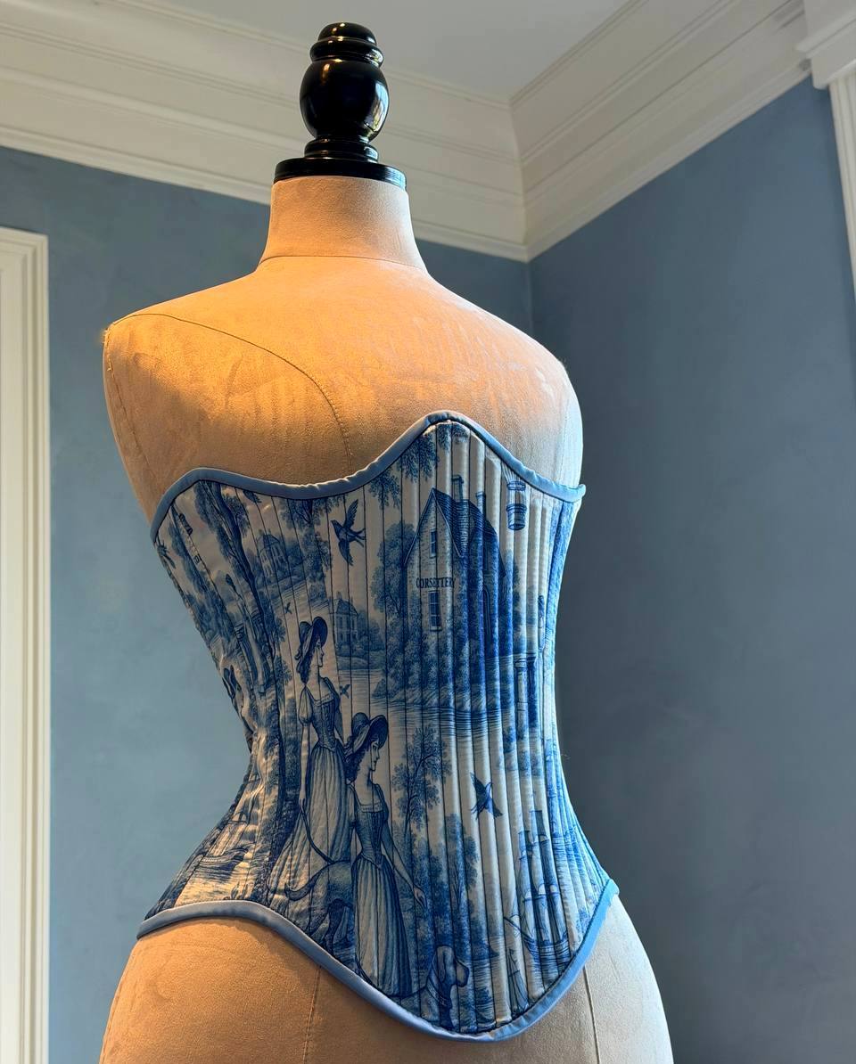 Les Jours Calmes. Underbust Corset with Up to 40 bones. Chapter I from Les Rêves Lacés Collection. (Copy) Corsettery Authentic Corsets USA