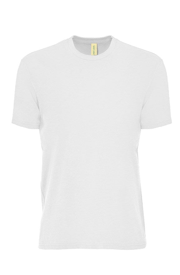 Eco White Basic T-shirt til hjemmet og fitnesscentret, super blød, unisex