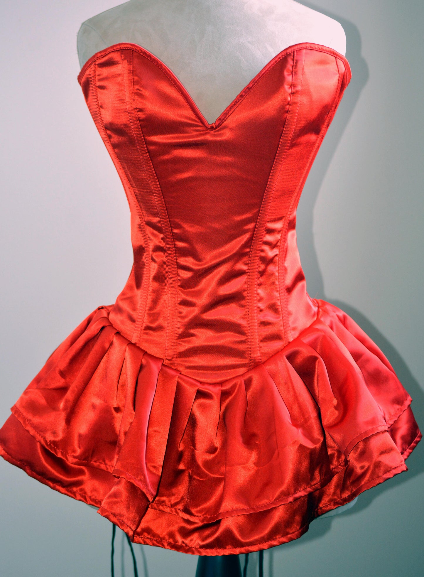 Authentic corset dress with mini fluffy skirt, sequins or satin fabric Corsettery Authentic Corsets USA Authentic corset dress with mini fluffy skirt, sequins or satin fabric Corsettery Authentic Corsets USA