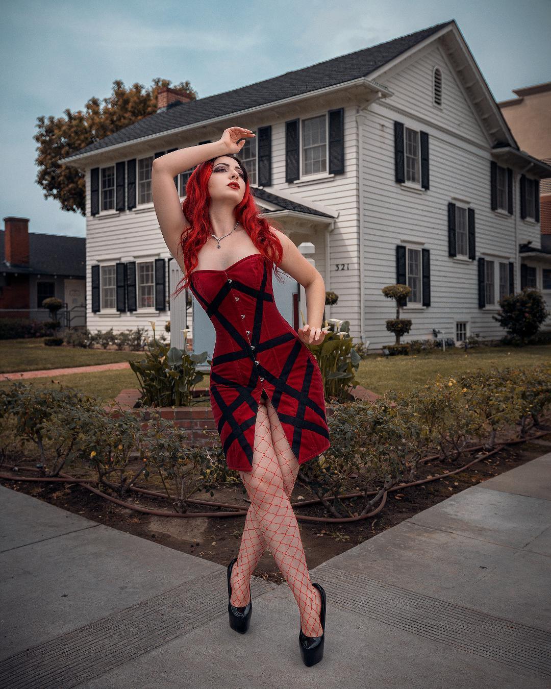 Fake suede corset bodycon dress, maroon and Black available. Authentic made to measures corset Individual size / All Black Fake suede corset bodycon dress, maroon and Black available. Authentic made to measures corset Individual size / All Black