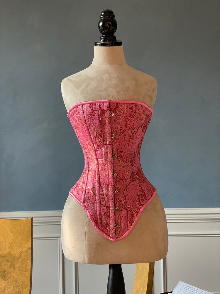 Vintage girdle corset pink - Gem
