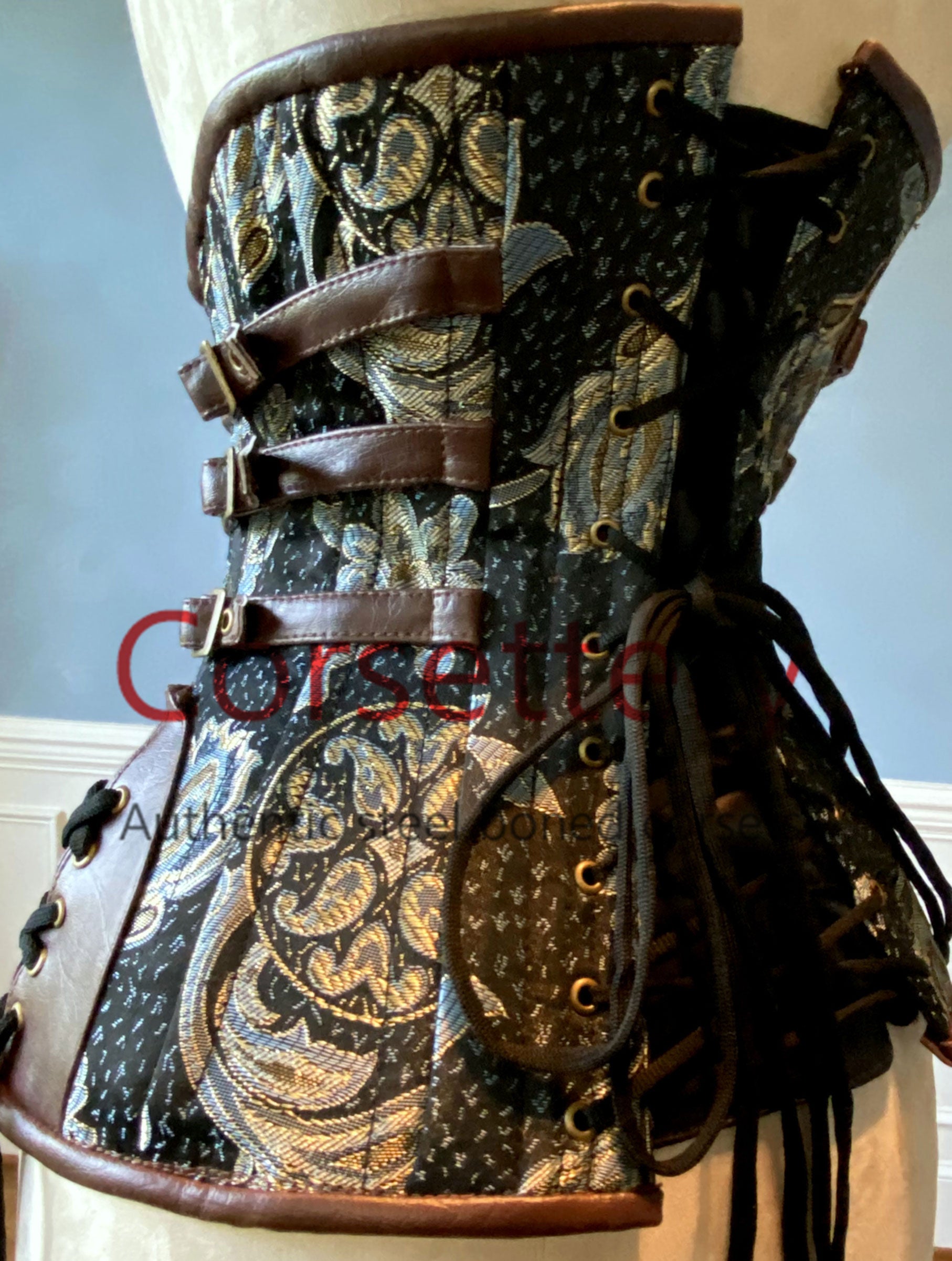 Underbust sale Brocade Corset 22