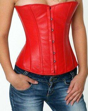 Real leather halfbust steel-boned authentic heavy corset, different co – Corsettery  Authentic Corsets USA