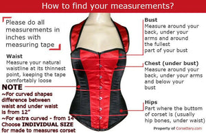 Real double row steel boned waspie corset from PVC. Tight lacing corset Corsettery