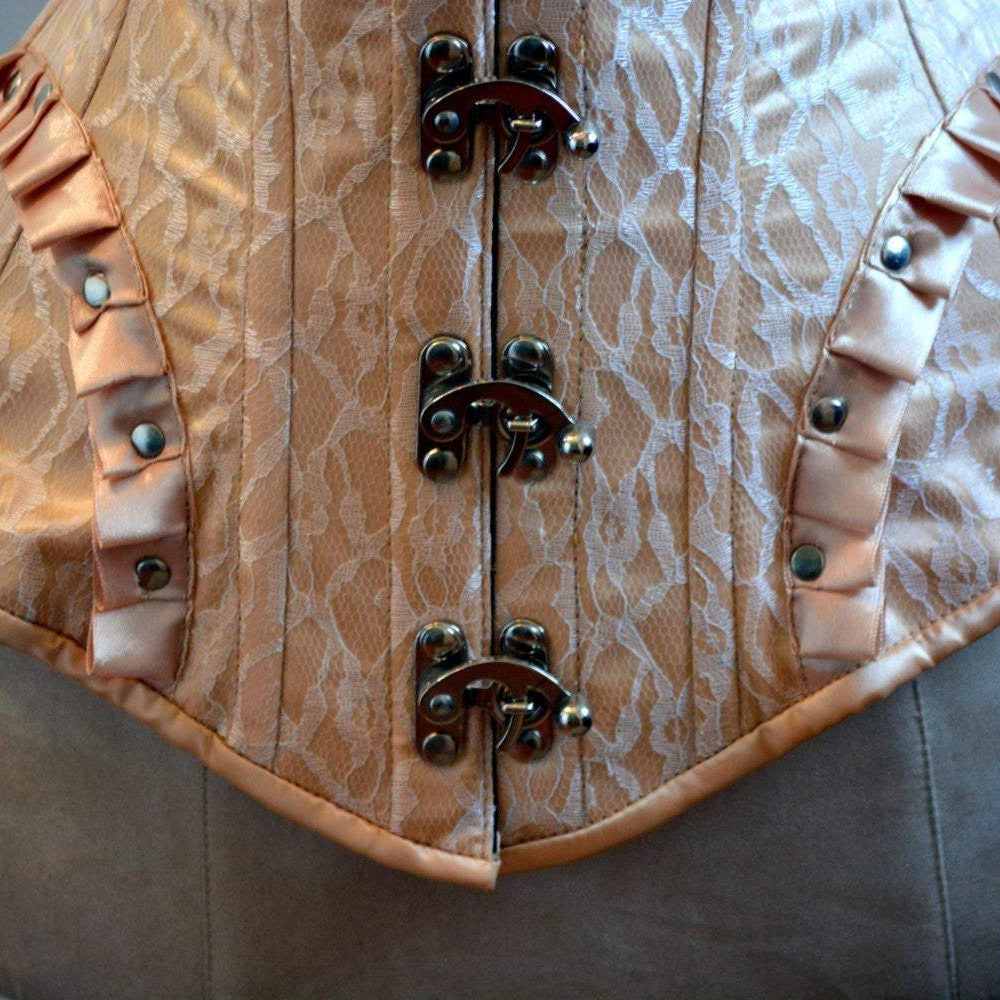 Buy KIWI RATA Women's Steel Boned Vintage Corset Steampunk Gothic Bustier  Waist Cincher Vest (S, Punk Corset Black) at