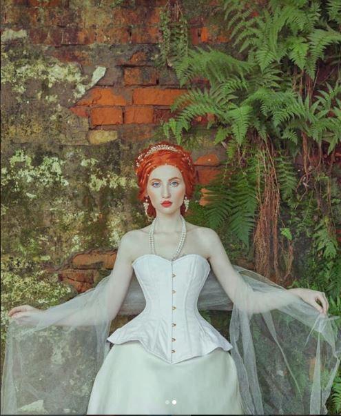 
                  
                    The Ramona Corset. Bespoke high quality authentic peplum style corset from cotton on steel bones, vintage, wedding, victorian corset. Corsettery
                  
                