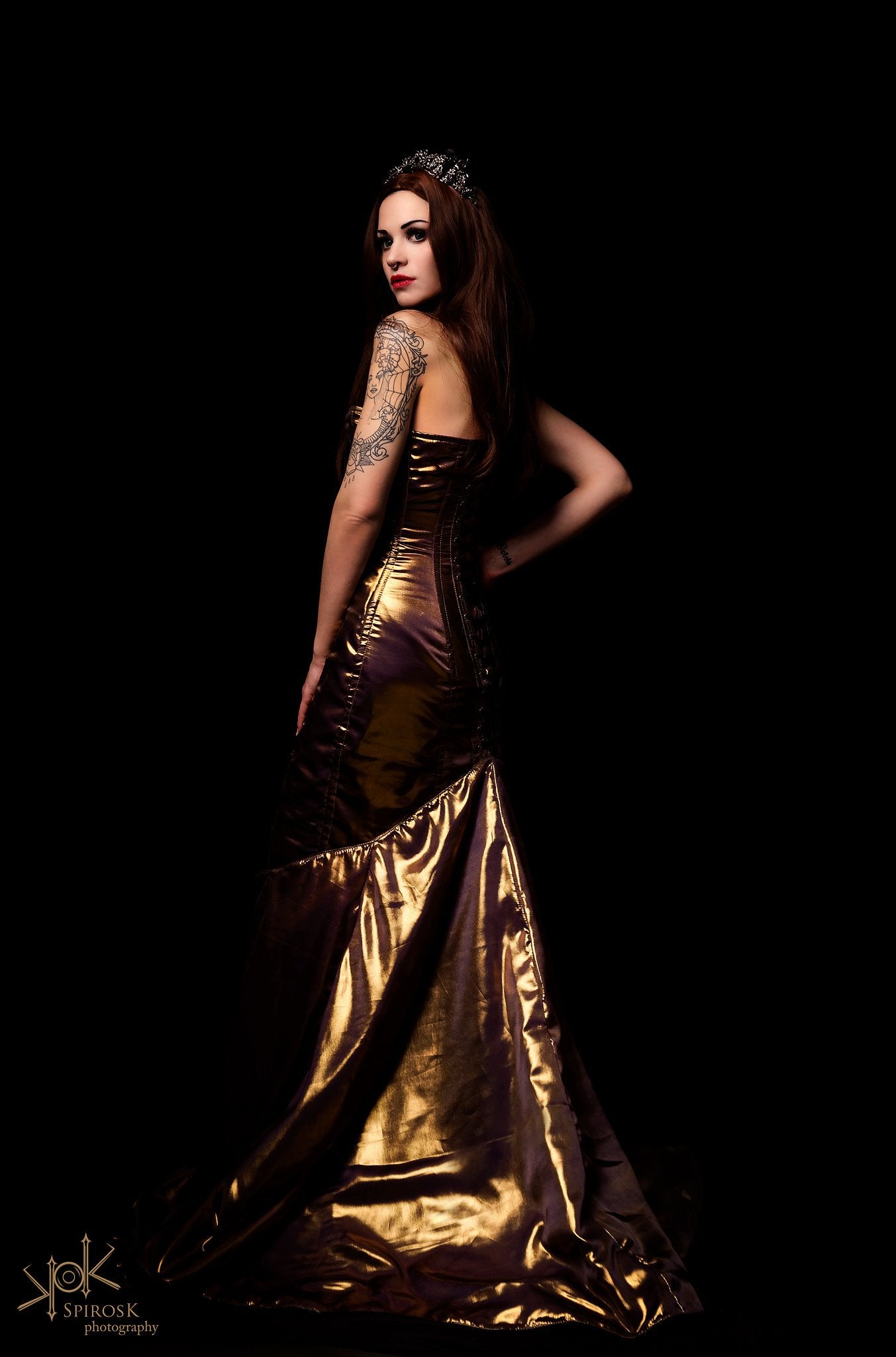 Mermaid long shiny corset dress from liquid metal fabric. New Year and Christmas, prom dress, authentic made to measures corset Individual size / Mermaid long shiny corset dress from liquid metal fabric. New Year and Christmas, prom dress, authentic made to measures corset Individual size /