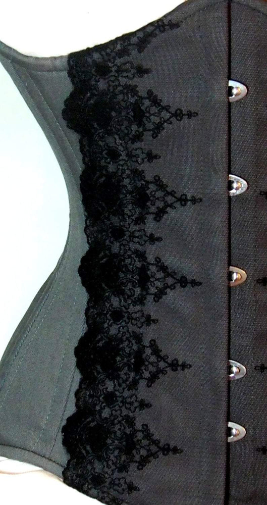 Top Drawer Black Lace Double Steel Boned Waist Cincher – AbracadabraNYC