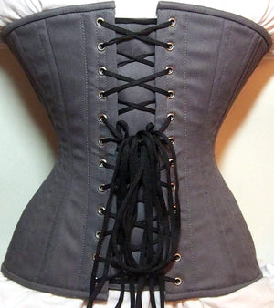 Exclusive corset covered by laces. Lace Addicted Corsettery collection. Underbust steel-boned authentic corset with steel bones Corsettery