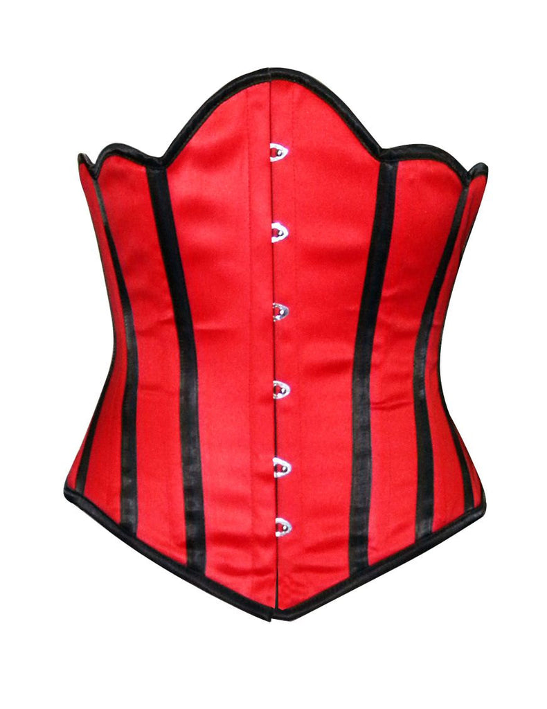 Corsetto sottoseno a rete da donna corto in acciaio disossato vita