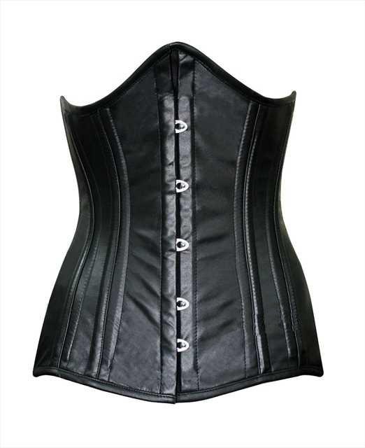 
                  
                    Authentic double row steel boned underbust corset from lambskin. True waist training corset for tight lacing. Gothic, steampunk corset Corsettery
                  
                